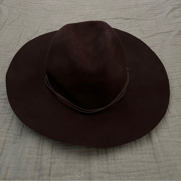 🅢🅐🅛🅔 UO Urban Outfitters Boho Chocolate Brown Wool Hipster Hat - Picture 8 of 10